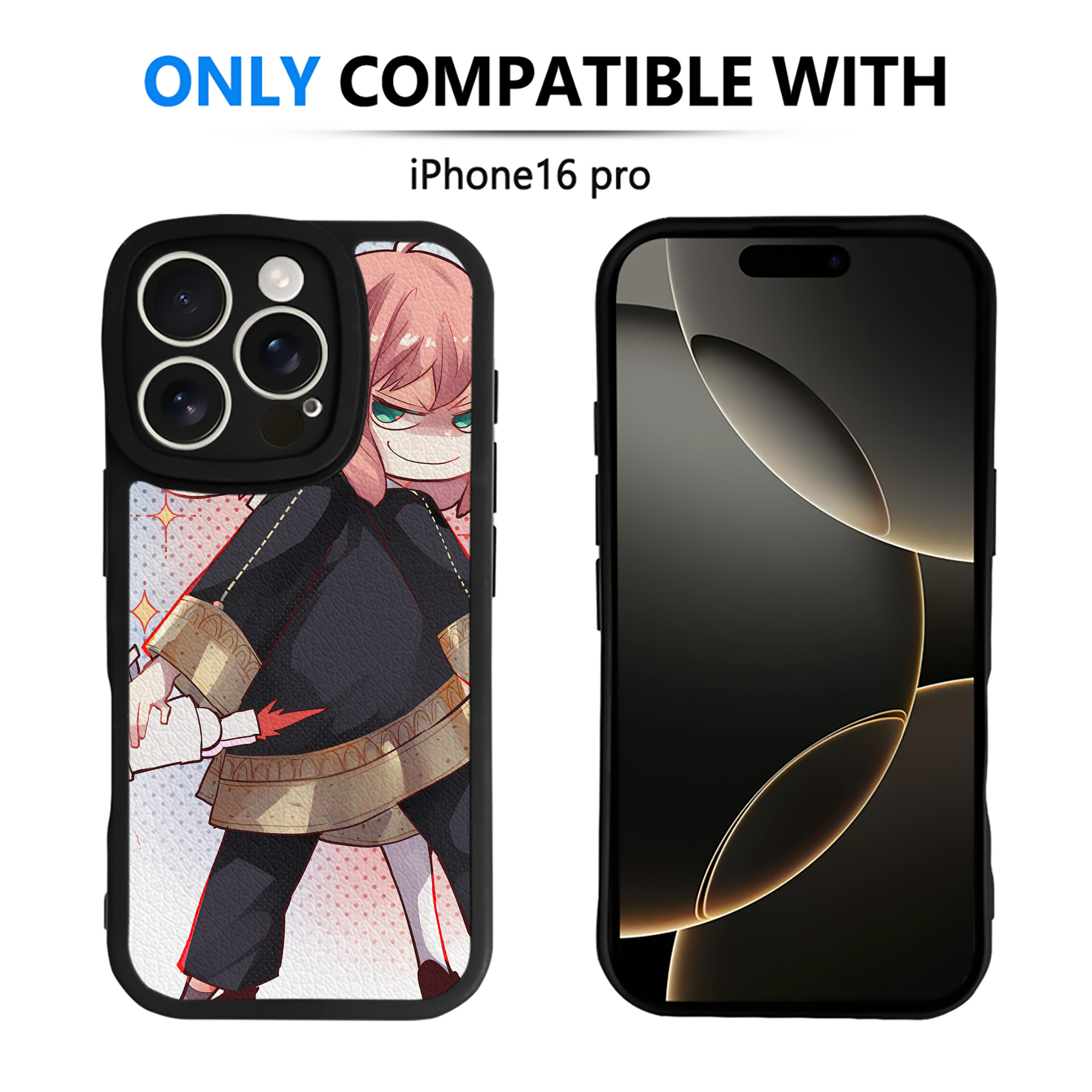 （画像用） SPY×FAMILY间谍家家酒 【iPhone 16シリーズ対応】シリコンスマホケース（レザー調） 材質：シリコン
